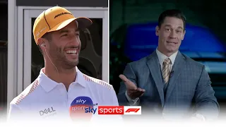 MUST WATCH! John Cena meets Daniel Ricciardo 💪🏎️