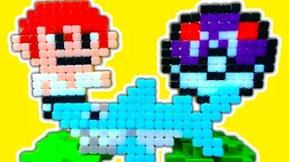 Qixels Pixel Art Toy Craft Minecraft Pokemon Mario Sonic Custom 8 Bit Toys