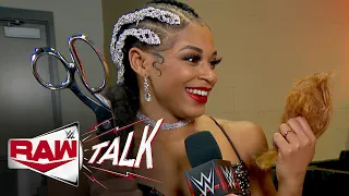 Bianca Belair walks off WrestleMania Raw with Becky Lynch’s hair: WWE Raw Talk, March 28, 2022