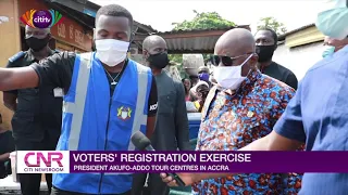 Akufo-Addo tours voter registration centres in Accra | Citi Newsroom