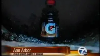 Bottle bombs found in Ann Arbor