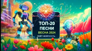 ТОП 20 ПЕСЕН - ВЕСНА 2024 | Самые горячие хиты весны!  Поёт НЕЙРОСЕТЬ 🌸🎶