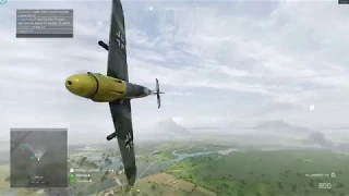 51-0 BF 109 G-6 on Twisted Steel  Battlefield V Fighter Plane Gameplay