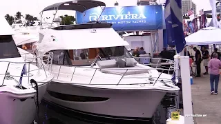 2019 Riviera 39 Sports Motor Yacht - Deck and Interior Walkaround - 2018 Fort Lauderdale Boat Show