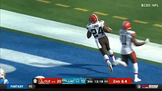 Nick Chubb proves why he is a top 5 RB