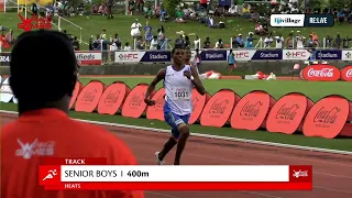 Re:Live Heats | Senior Boys 400m Heat 2 | Day 1