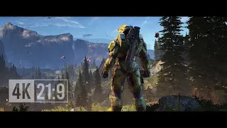 HALO INFINITE looks FANTASTIC in 21:9 ULTRAWIDE | Ultra Graphics PC Gameplay [4K UHD 60FPS]