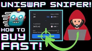 HOW TO SNIPE ON UNISWAP! HOW TO PURCHASE NEW UNISWAP LISTINGS QUICKLY