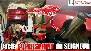 MA DACIA SANDERO  Avec un SILENCIEUX   SUPERSPRINT et une LIGNE sûr mesure