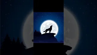 3D Wolf Howling Picture