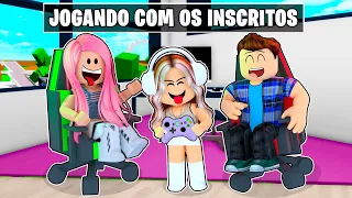 AO VIVO JOGANDO COM OS INSCRITOS NO ROBLOX ft.@VanessaMaffi