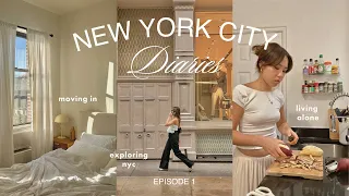 I MOVED TO NYC FROM AUS 💌 first time living alone, graduating law school, apt tour, embracing change