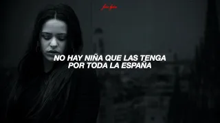 rosalía - si tu supieras compañero // letra