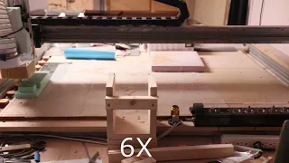 2 tool job using @RapidChangeATC on Ultimate  Bee CNC, I am making a surface probe holder