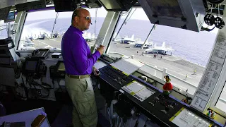 A Day In The Life Of A US Navy Captain On A 13 BILLION Aircraft Carrier