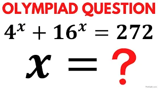 Math Olympiad | Learn how to solve exponential equation quickly | Math Olympiad Training