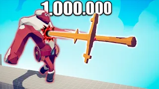 1.000.000 DAMAGE KING SWORD vs UNITS - TABS | Totally Accurate Battle Simulator 2024