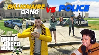 Billionaire Gang Vs. Police Department | GTA 5 ROLEPLAY