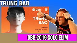 TRUNG BAO | Grand Beatbox Reaction Battle  2019 | Solo Elimination / Guitarist Reacts to Beatboxing