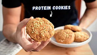 High Protein Cookies Recipe (No Protein Powder Needed!)