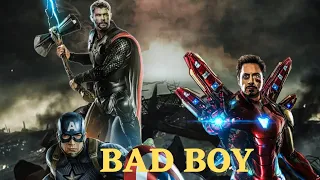 Iron man |Thor|Captain america | bad boy best video song |   #mod of creation