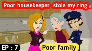 Poor family part 7 | English story | Learn English | English animation | Sunshine English