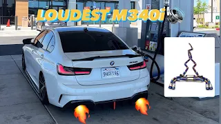 CATLESS DOWNPIPE + VALVED EXHAUST ON MY M340I 💥 (CHEAT CODE)