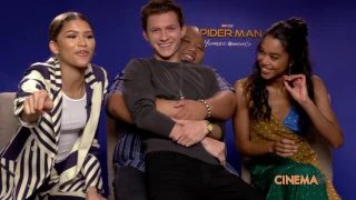 Zendaya, Jacob Batalon and Laura Harrier talk Spider-Man Homecoming