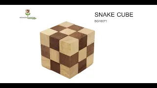 How to play : Snake Cube Puzzle