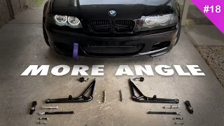 eBay Fapo Angle kit install on the E46 drift build