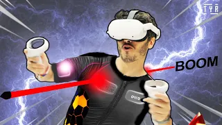 This ELECTRODES Haptic Suit will Literally SHOCK You & New Upcoming VR Games!!