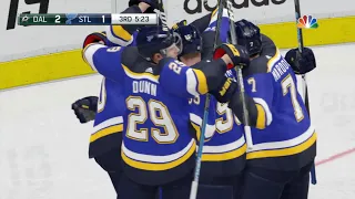 NHL 19 - Dallas Stars Vs St. Louis Blues Gameplay - Stanley Cup Playoffs Game 5 May 3, 2019