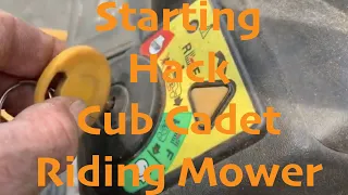 How to Jump Start Your Cub Cadet Riding Mower When It Won't Start! [Cub Cadet Troubleshoot]