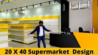 20 X 40 Supermarket Design in Phalodi Rajasthan || Advance Rack