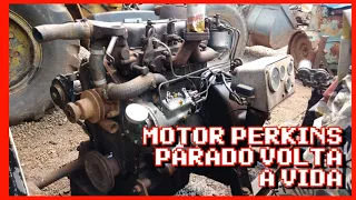 MOTOR PERKINS PARADO E RUIM DE PEGAR? PERKINS 3152 VOLTA A VIDA