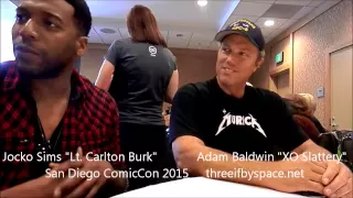 SDCC 2015 - The Last Ship Baldwin & Sims on Typecasting