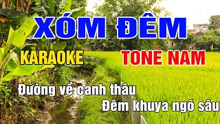 Xóm Đêm Karaoke Tone Nam Nhạc Sống gia huy beat