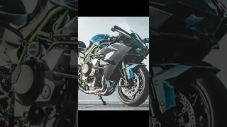 Самый быстрый серийный мотоцикл 2021 года в мире - Kawasaki Ninja H2 - #shorts