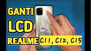 CARA GANTI LCD REALME C11, C12, C15 || BELAJAR SERVIS HP PEMULA (DOKTOR PUNZAK)