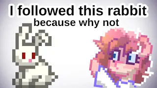 What happens if you follow a rabbit in Pony Town?