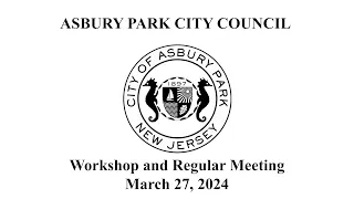 Asbury Park City Council Meeting - March 27, 2024