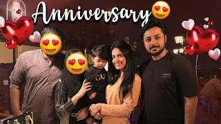 WEDDING ANNIVERSARY CELEBRATION 😍 | Areeb K Bazu Py Kiya Hwa 😨 | Flip Bottle Challenge Kea 😂