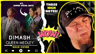 DIMASH "Queen Medley" ft. Super Vocal Boys  // Audio Engineer & Musician Reacts