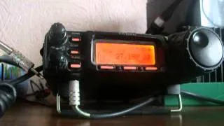 YAESU FT-857D СиБи диапазон,антенна Дельта(запад)