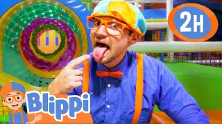 Blippi Learns the 5 Senses | 2 HOURS OF BLIPPI | Educational Videos for Kids | Blippi Toys