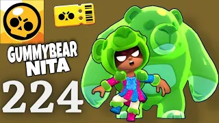 Brawl Stars : Mobile Gameplay Walkthrough Part 224 - GUMMYBEAR NITA (Android, iOS)