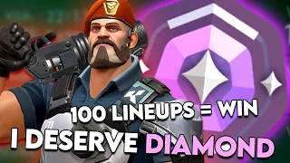 This SILVER with 100 LINEUPS Swears He Deserves DIAMOND... So We Made Him Prove It