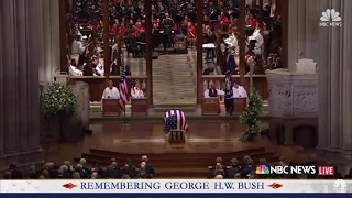 Michael W. Smith sings “Friends” at President Bush’s Funeral