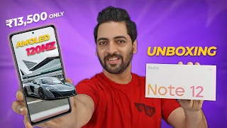 Redmi Note 12 5G Unboxing - 120Hz Amoled | Snapdragon 4 Gen 1 | 5000 mAh 33W