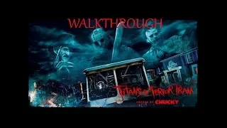 Titans of Terror Tram Walkthrough - Universal Studios Hollywood HHN 2017